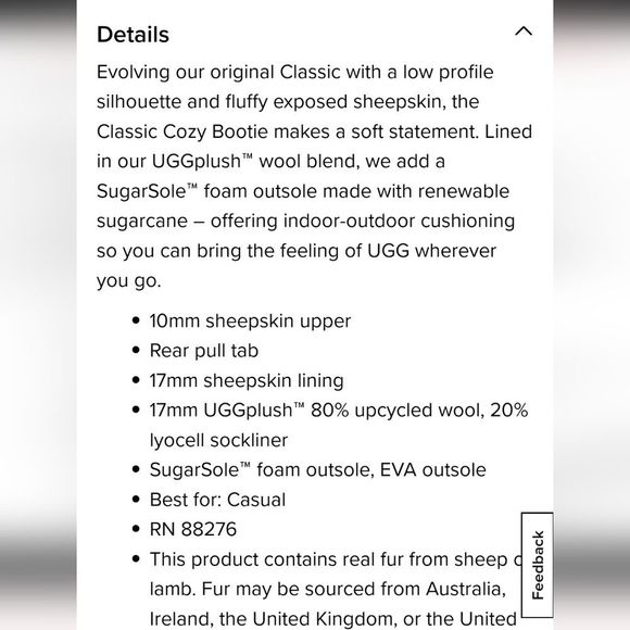 Ugg Classic Comfy Bootie- Black - Picture 7 of 11